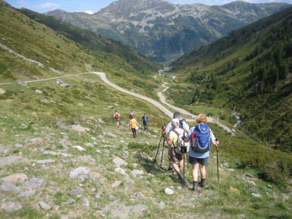 Abstieg vom Gipfel des Kröndlhorn