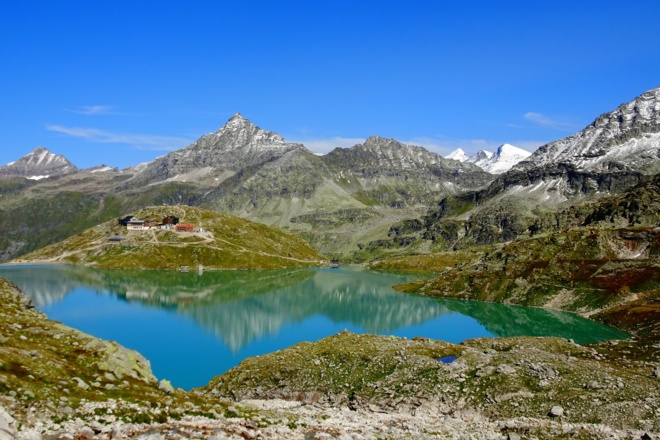 Weißsee mit Rudolfshütte