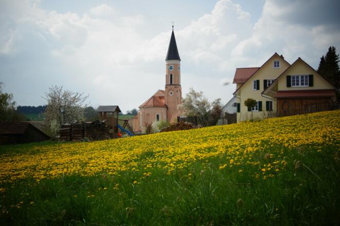 Blick über Adlhausen