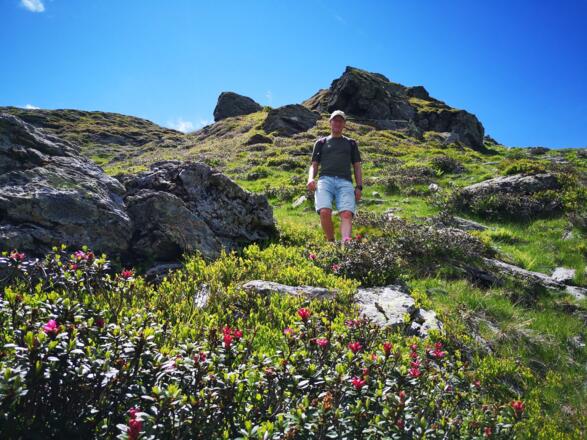 Abstieg vom Gipfel des Kröndlhorn