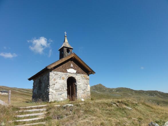 Kapelle Maria im Schnee beim Ghf Wolkenstein