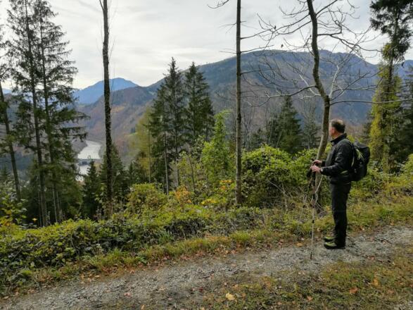 Wanderweg zur Rotmäuer mit Blick nach Weyer/Kastenreith