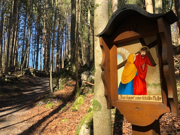 Kreuzwegstation des Kreuzwegs der Basilika Mariathal