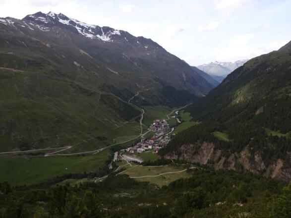 Blick vom Hörnle nach Vent