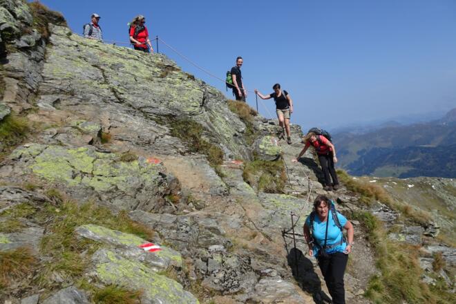 Kurz vor dem Gipfel des Kröndlhorn