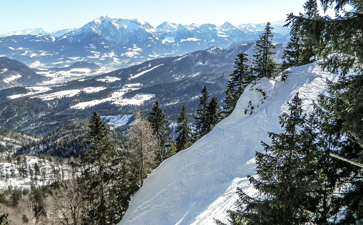 Abfahrt von der Törlscharte