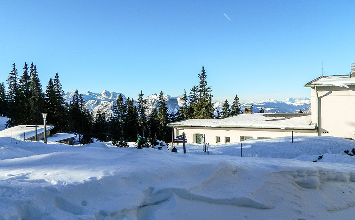 Die Bergstation der Predigtsuhlbahn