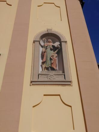 Poppenhausen - St. Jakobus hinter Vogelschutzdraht