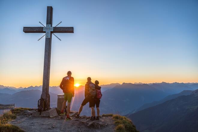 Gipfelkreuz Golmer Joch