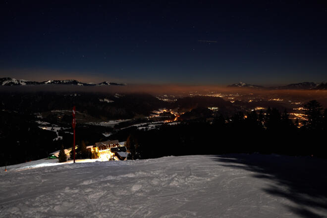 Blick über das Berghaus Schönblick