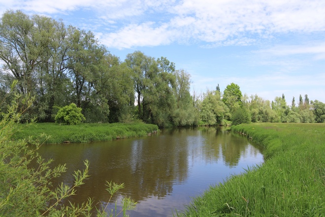 Wandern entlang der Rott