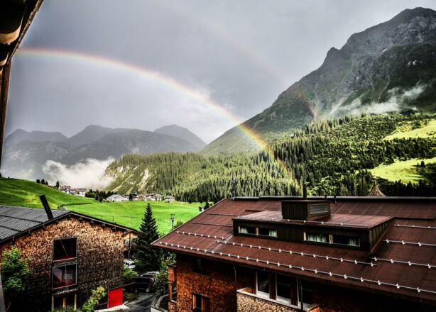 AdlerHotelPalmaLechAmArlbergDoubleRainbow