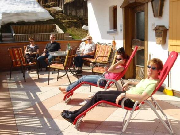 Relaxen nach Firnabfahrt