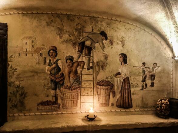 AdlerHotelPalmaWeinkellerTraubenErnte