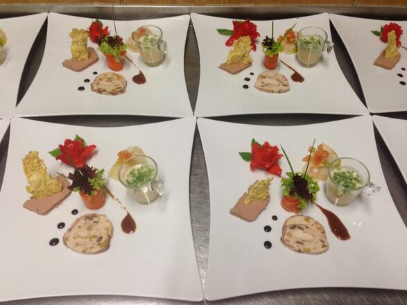 Angerichtete Speißen