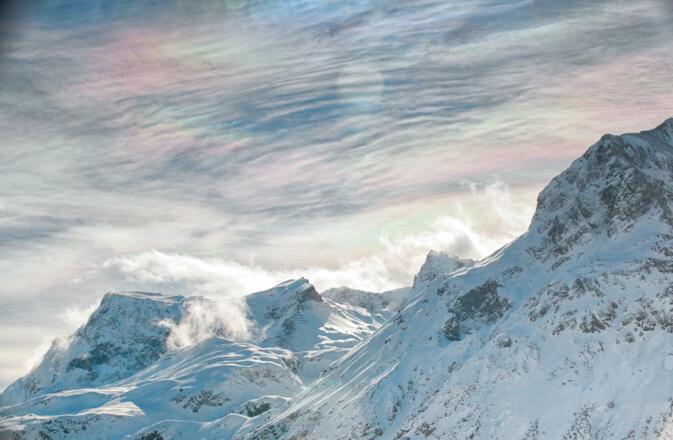 Ausblick Hasenfluh Omeshorn vom Balkon