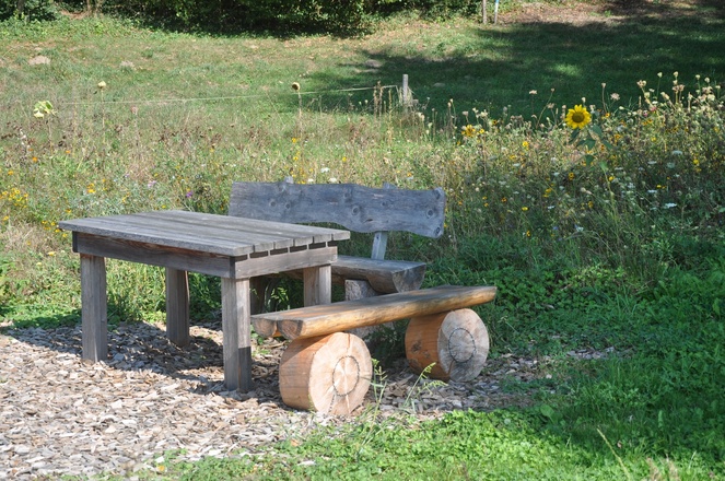 Ideale Platz für eine Rast