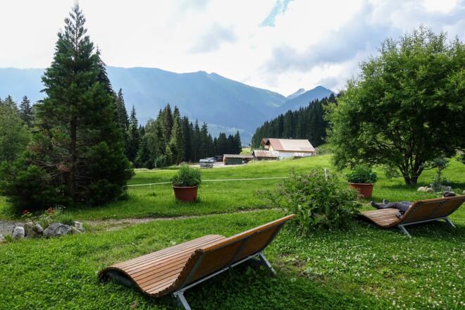 Ruheliegen am Hörnlepass