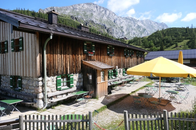 Gastgarten beim Schneibsteinhaus