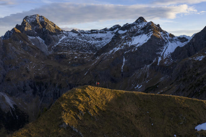 Toblermann im Hintergrund die Künzelspitze