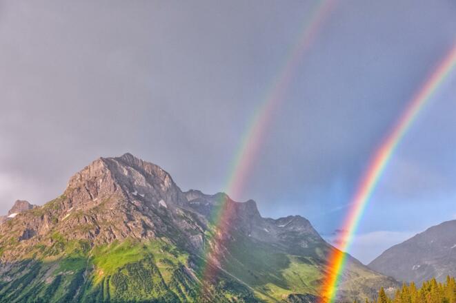 Ausblick Omeshorn vom Balkon