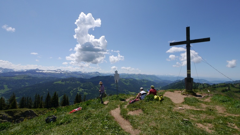 Gipfelkreuz auf dem Siplinger Kopf