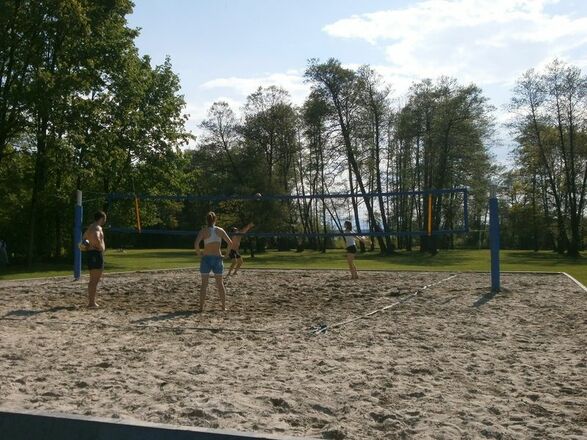 Beachvolleyballplatz am Simssee.