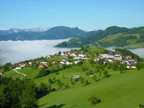 Blick auf Maria Neustift