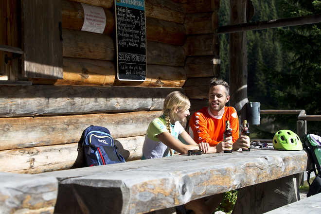 Mountainbiketour - Soila-Alm - Rast an der Alm