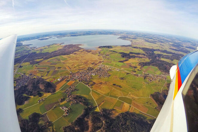 Über dem Chiemsee