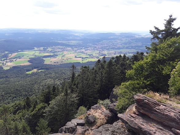 Blick nach Bad Kötzting