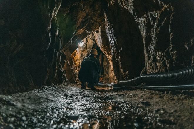 Im Inneren des Stollen