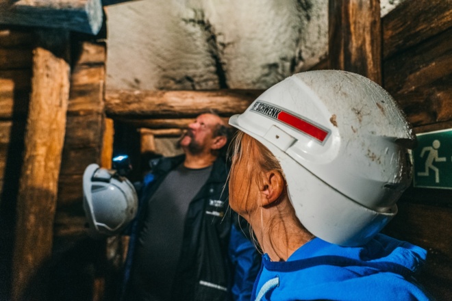 Im Inneren des Historischen Bergwerks