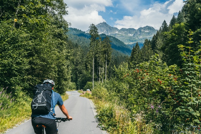 Bike Richtung Langsee