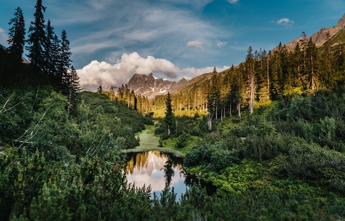 Schwarzsee im Silbertal