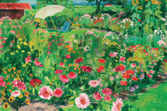 Arnold Balwé | Bauerngarten in Feldwies