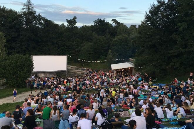Freiluftkino am Stoa