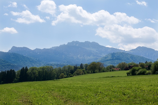 Blick vom Aussichtspunkt oberhalb des Hauses