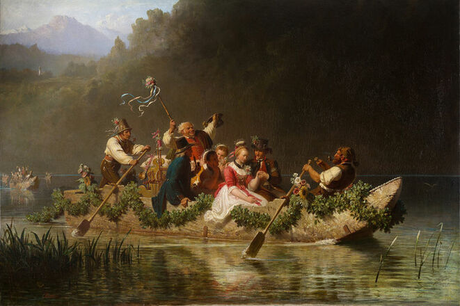 Julius Köckert | Heimkehr der Hochzeitsleute