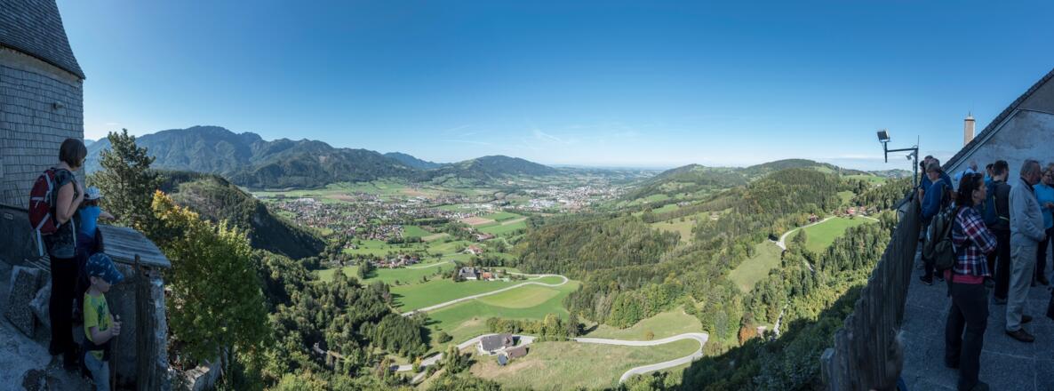 Burg Altpernstein - Aussichtspanorama