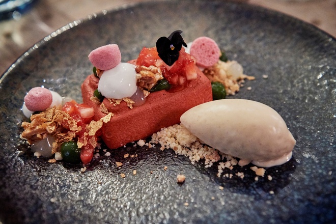 Frühlingsköstlichkeiten im Auberge de Temple