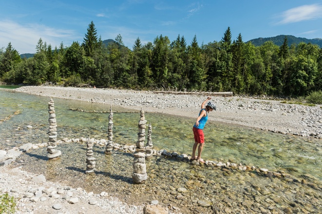 Jacheneinlauf in die Isar