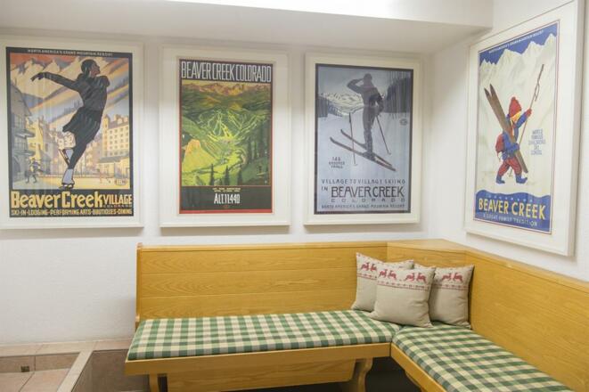 Skiraum Dekoriert mit Partnerort Beaver Creek