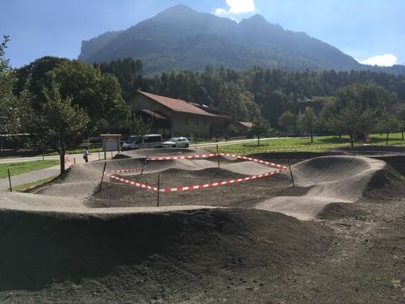 Bikespielplatz Brannenburg Bau