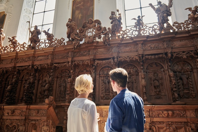 Chorgestühl in der Kartause Buxheim