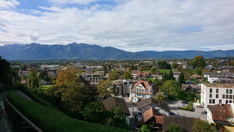 Rankweil von der Liebrauenkirche aus gesehen