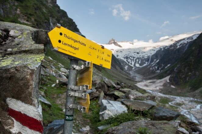 Wanderung Aufstieg zur Neuen Thüringer Hütte