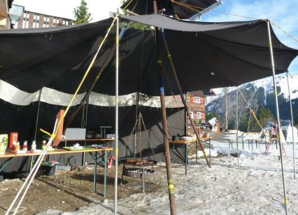 Schöntalhof Wintergrillen Zelt