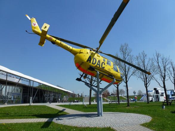 Am Besucherpark des Flughafens "Franz-Josef-Strauß"