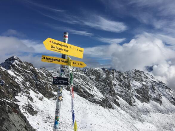 Übergang nach Sölden über das Pitztaler Jöchl